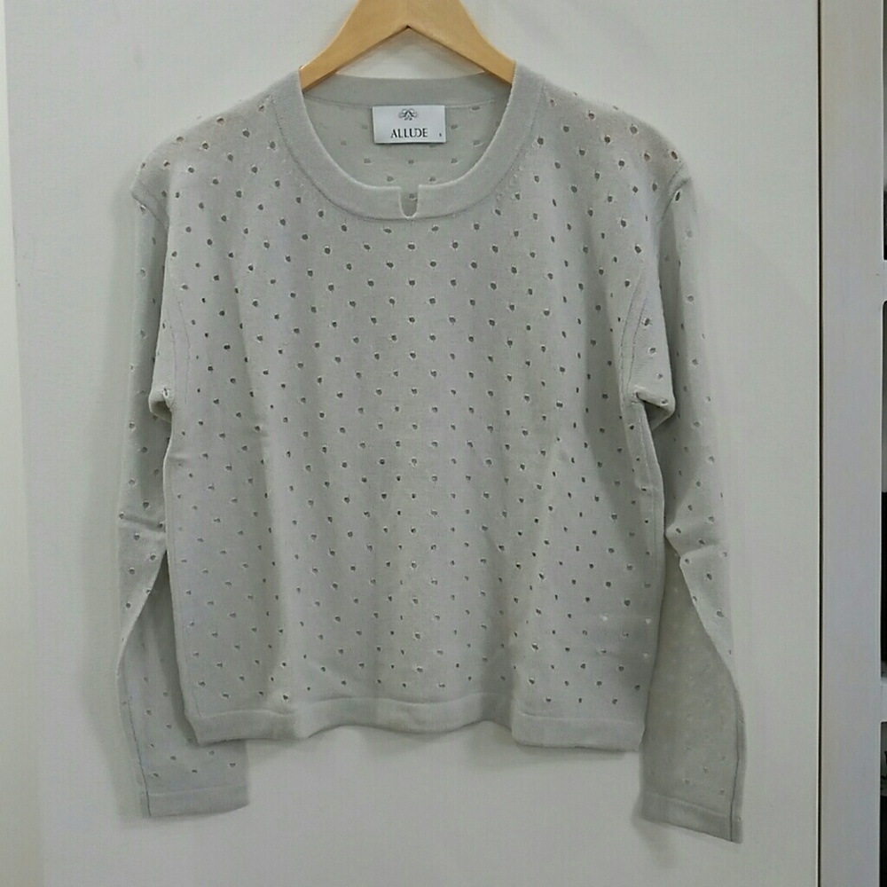 Allude light gray pullover